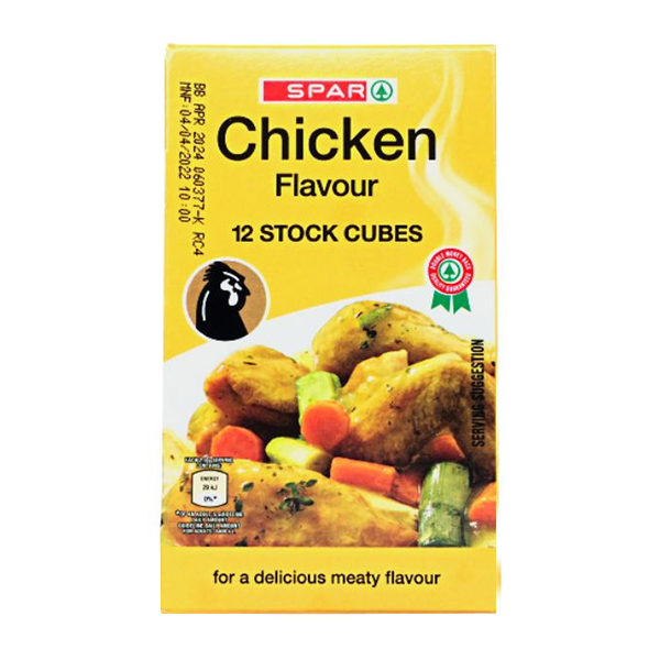 Spar Chicken Flavour 12Stock Cubes 120g