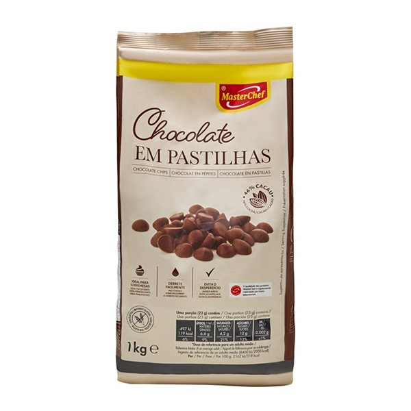 M.chef Chocolate Em Pepitas 1kg