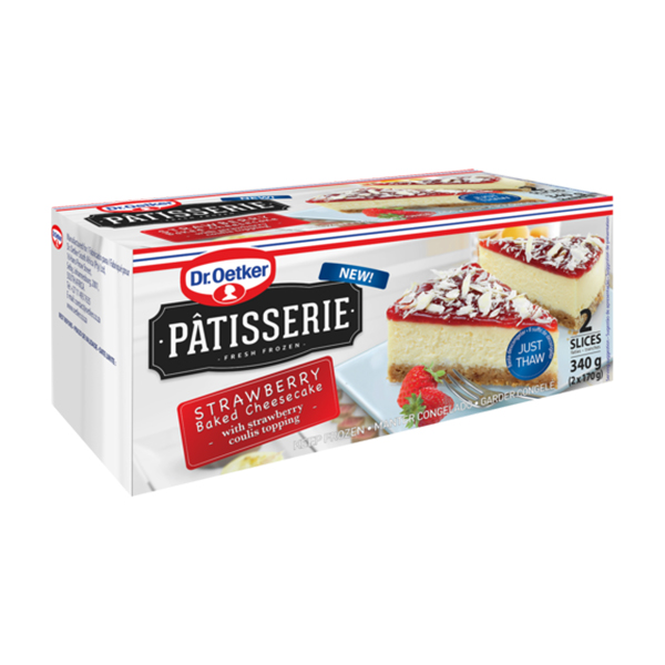 Dr.oetker Patisserie Strawberry Ch.cake 340g