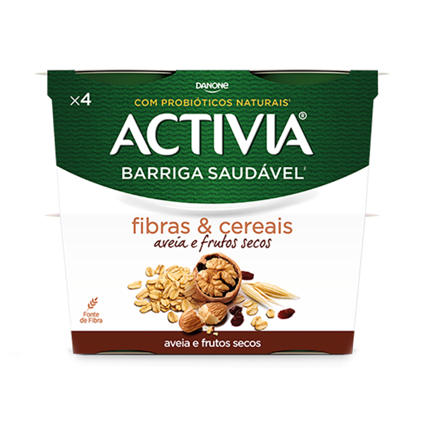 Activia Iogurte Aveia E Frutos Secos 460g