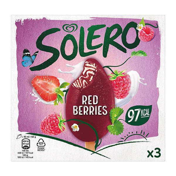Solero Mpk Red Berries 3X90ml