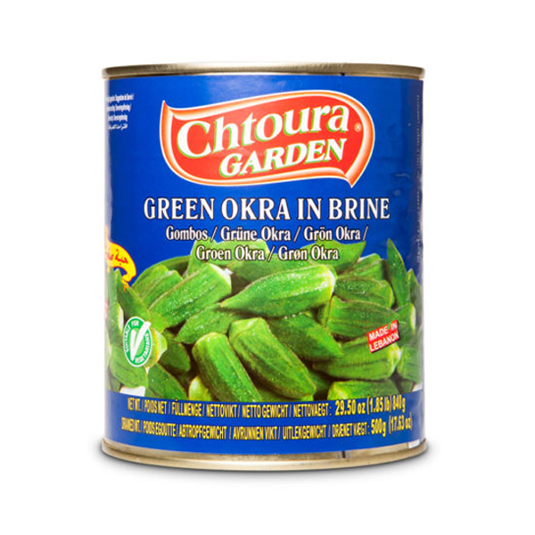 Chtoura Green Okra In Brine 840g