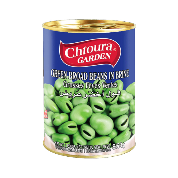 Chtoura Garden Green Broad Beans In Brine 850g