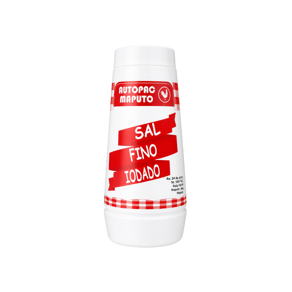 Autopac Maputo Sal Fino Iodado Vermelho 250g