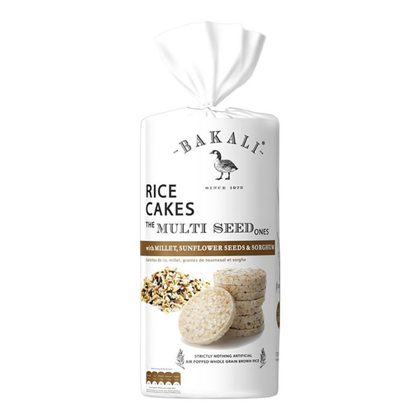 Bakali Rice Cakes Multi Seeds 120g