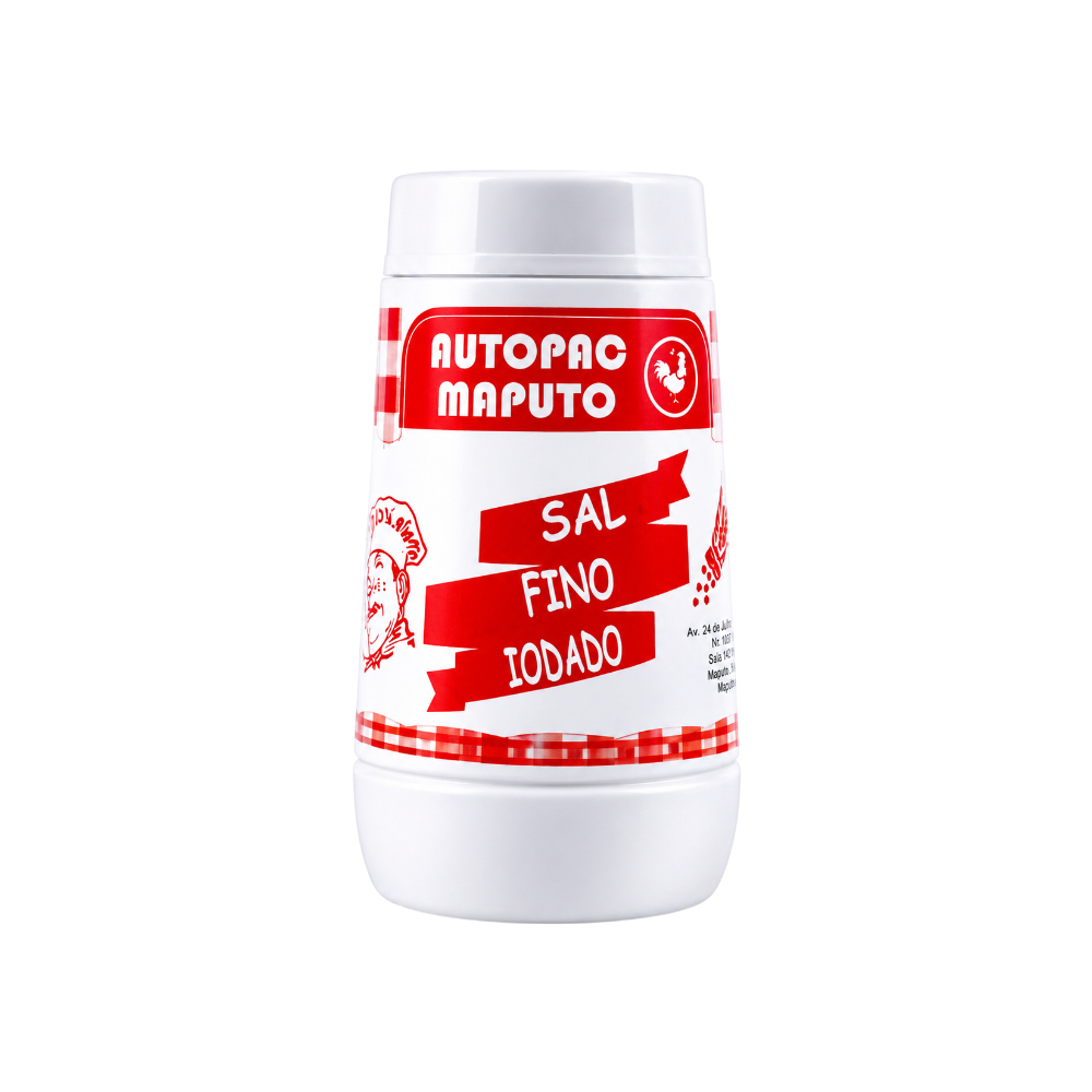 Autopac Maputo Sal Fino Iodado Vermelho 500g