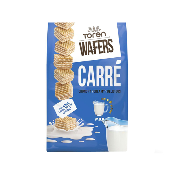 Oren Wafers Carre Milk 125g