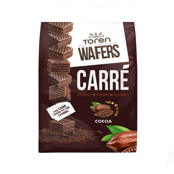 Toren Wafers Carre Cocoa 125g