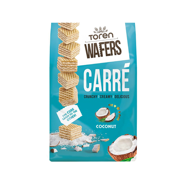 Toren Wafers Carre Coconut 125g