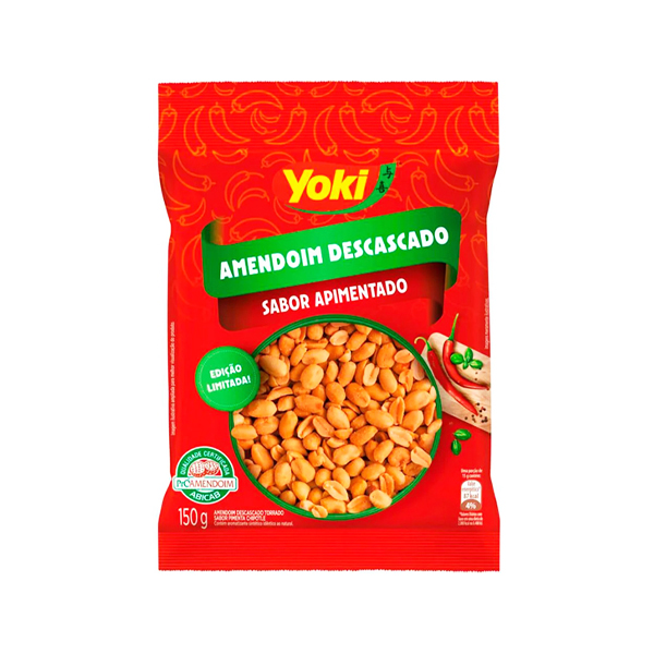 Yoki Amendoim Descas. Apimentado 150g