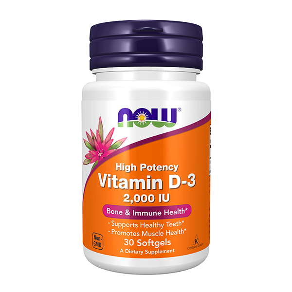 Now Vitamin D-3 30Softgels