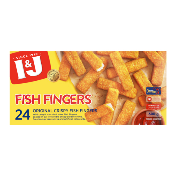 I & J Fish Fingers Original 600g