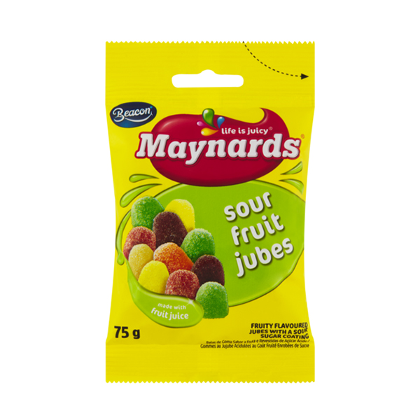 Maynards Sour Jubes 75g