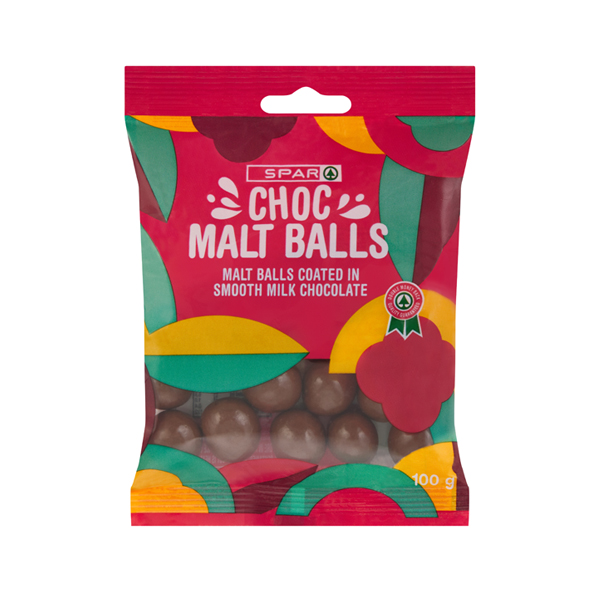 Spar Choc Malt Balls 100g