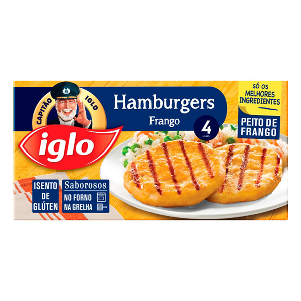 Iglo 4 Hamburguer De Frango Capitao
