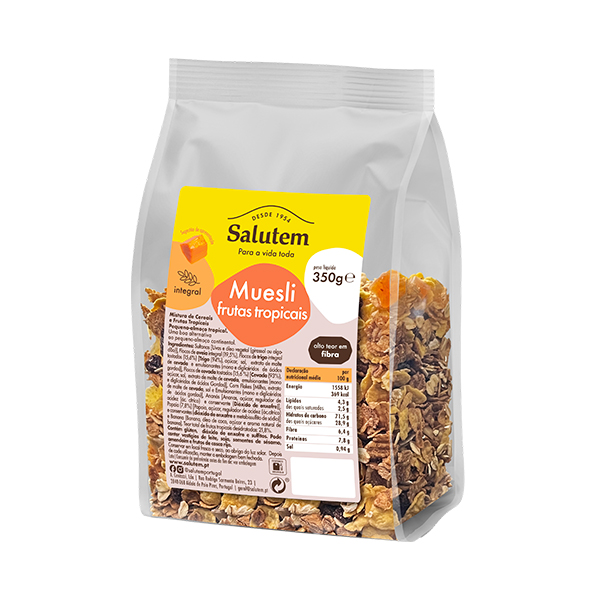 Salutem Muesli Frutas Tropicais 350g