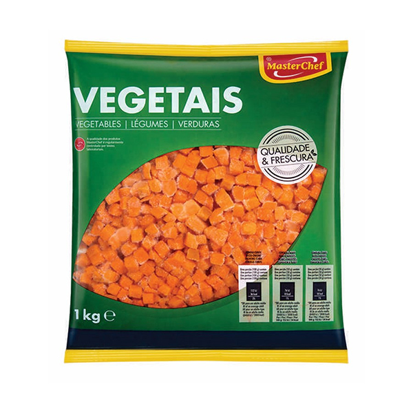 Masterchef Cenoura Em Cubos 1kg