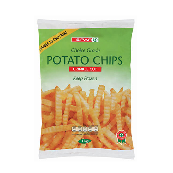 Spar Potato Chips Crinkle Cut 1kg