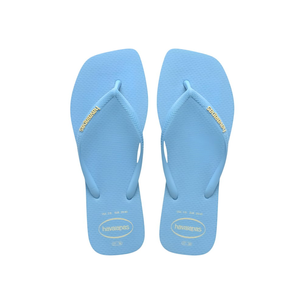 Havaianas Slim Square Logo Pop-Up 1056 Azul Lavanda F0 33-40