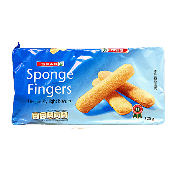 Spar Sponge Fingers 125Gr