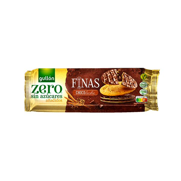 Gullon Bol.finas Choco Leite Zero 150g