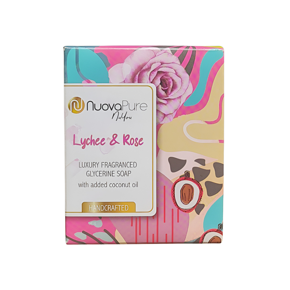 Natura Pure Soap Lychee & Rose 150g