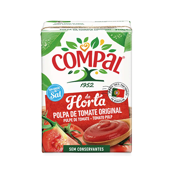 Compal Polpa De Tomate Original 210g