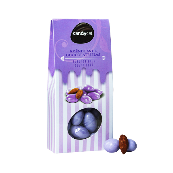 Candy Cat Amendoas De Choco.lilas 150g