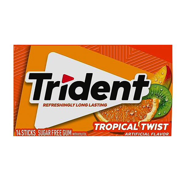 Trident Tropical Twist Gum 14S