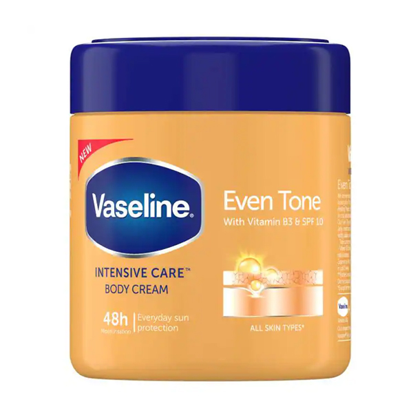 Creme Corporal Cera-Glow Vaseline Even Tone & Moisture, 400ml