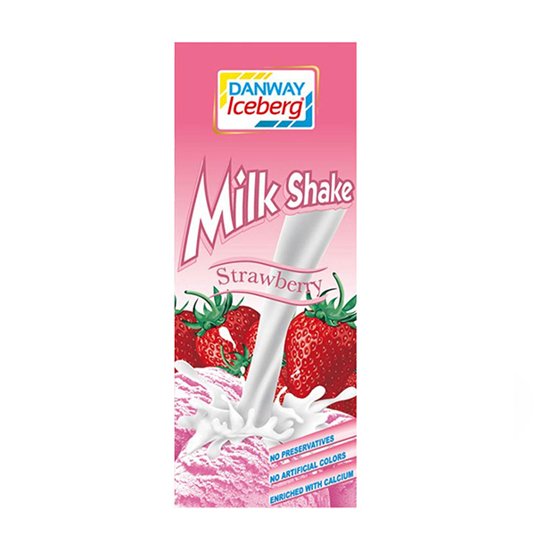 Danway Milk Shake Strawberry 180ml