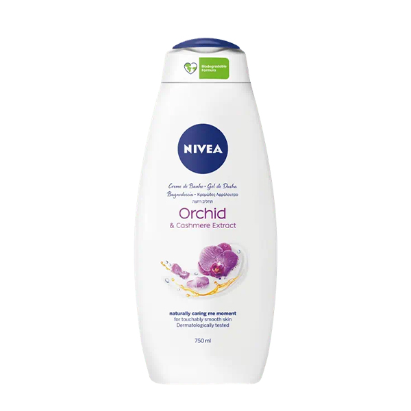 Nivea Orchid & Cashmere Extract Gel De Banho 750ml