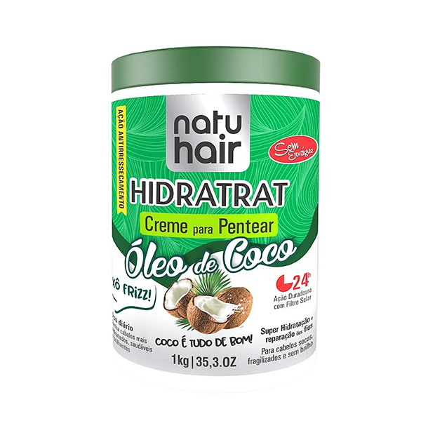 Natur Hair Hidrat.creme Trat.oleo De Coco 1kg