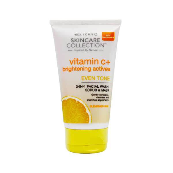 Clicks Skincare 3 In 1 Facial Wash Vitamin C 150ml
