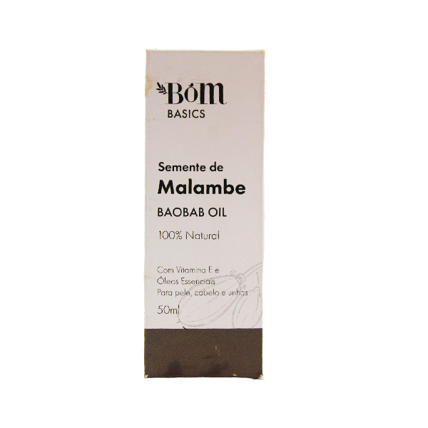 Bom Basics Semente De Malambe Baobab Oil 50ml