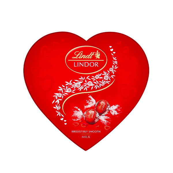 Lindt Lindor Milk Chocolate Heart 200g