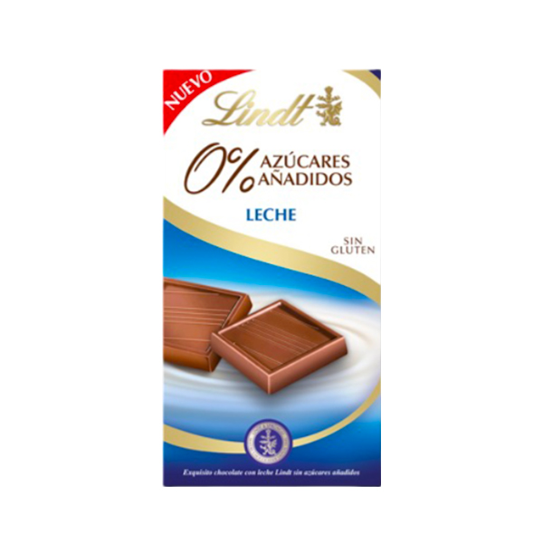 Lindt Leche 0% Azucares Anadidos Chocolate 100g