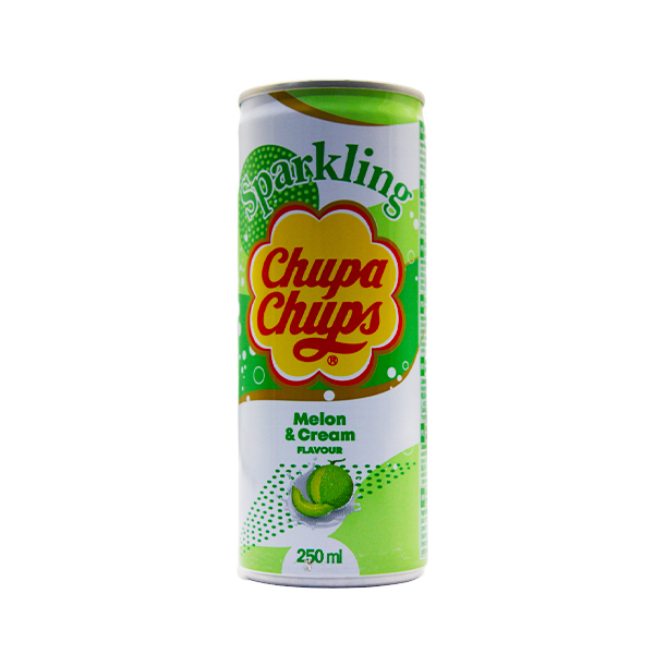 Chupa Chups Melon & Cream Sparkling Drink 250ml