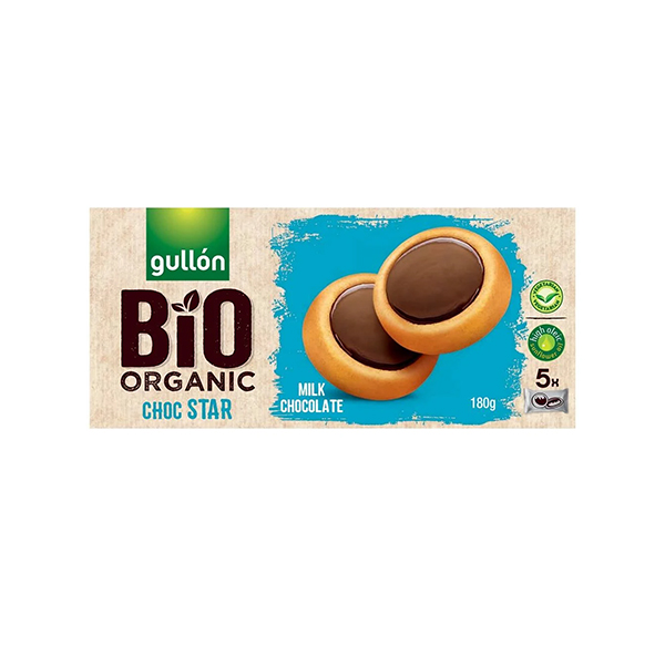 Gullon Bio Organic Choc Star 180g