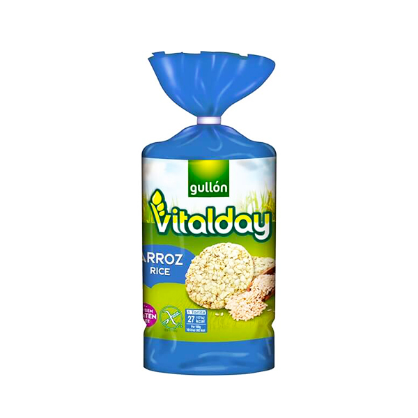 Gulllon Vitalday Tortitas De Arroz 130g