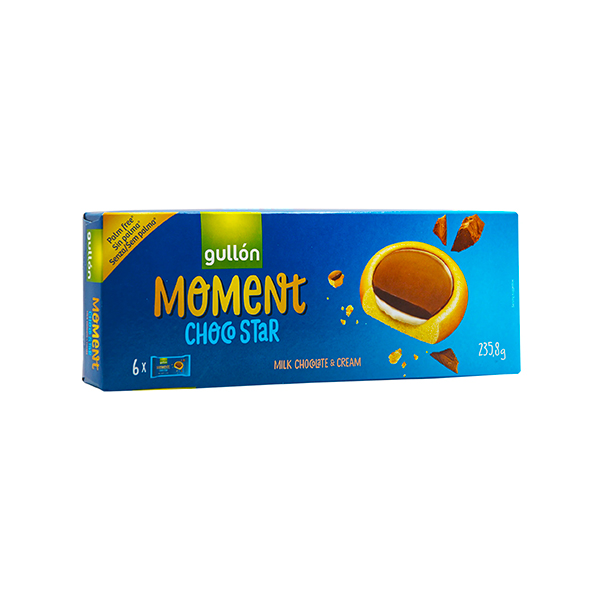 Gullon Moment Choco Star M.choc-Cream 235g