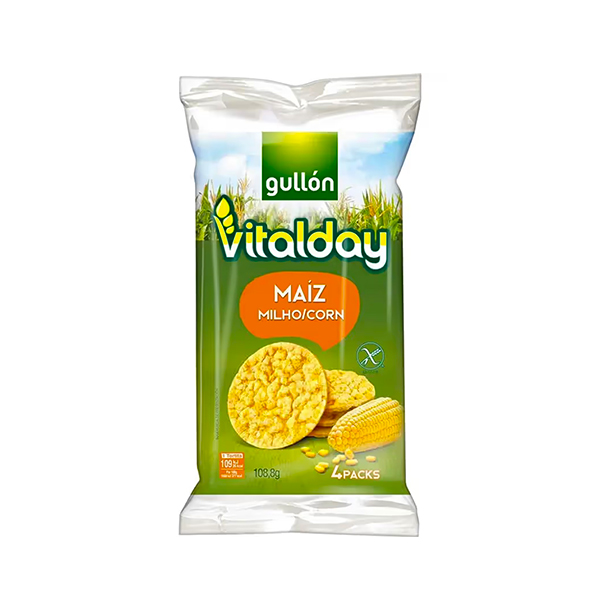 Gullon Vitalday Maiz Milho Tortita 108.8g