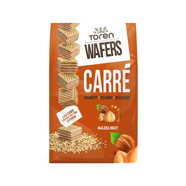 Toren Wafers Carre Crunchy Hazelnut 250g