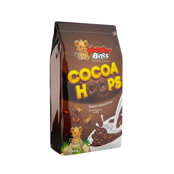 Wonder Bites Cocoa Hoops Choco.500g