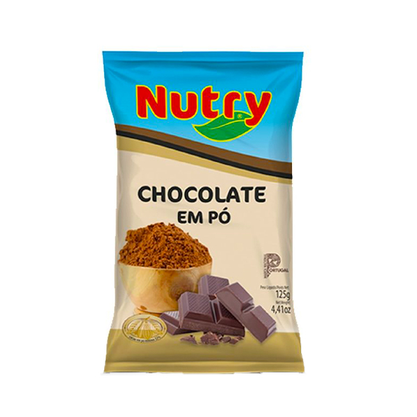 Chocolate Nutry 125g Em Pó De Culinária