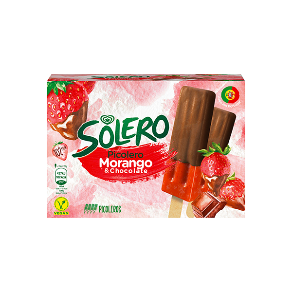 Solero Picolero Morango & Chocolate