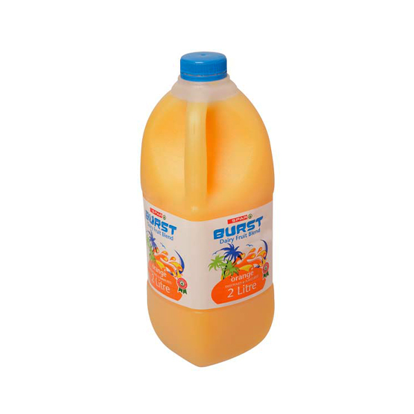 Spar Burst Orange Dairy Fruit Blend 2L