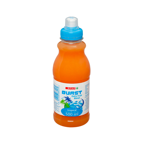 Spar Burst Tropical Dairy Fruit Blend 500ml