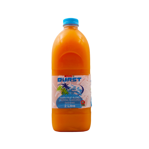 Spar Burst Tropical Dairy Fruit Blend 2L