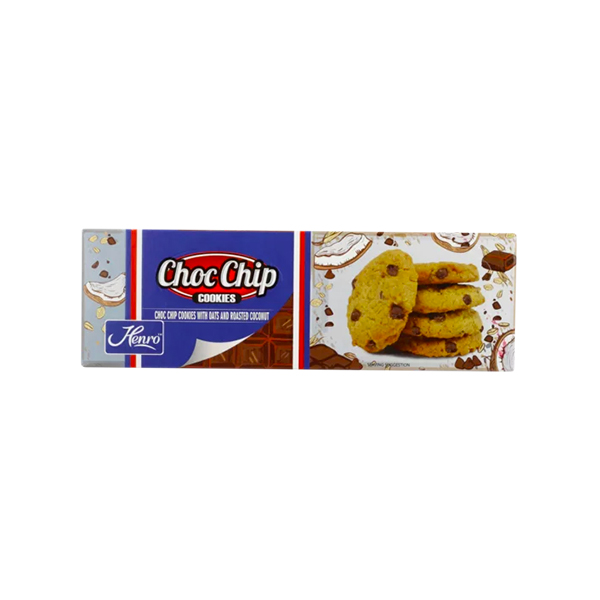 Henro Choc Chip Cookies With Oat And Roasted Coconut 160g